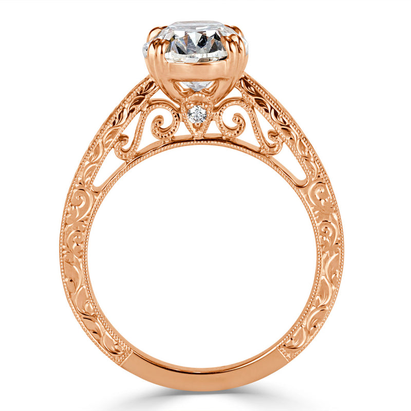 2.52ct Oval Cut Diamond Engagement Ring