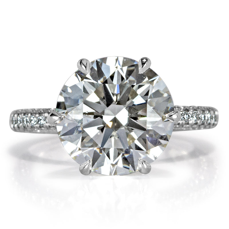 4.71ct Round Brilliant Cut Diamond Engagement Ring
