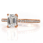 1.40ct Emerald Cut Diamond Engagement Ring