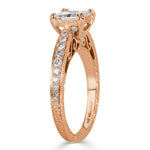 1.59ct Princess Cut Diamond Engagement Ring
