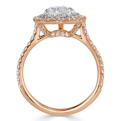 1.60ct Heart Shaped Diamond Engagement Ring