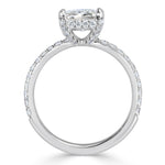 2.61ct Old Mine Cut Diamond Engagement Ring