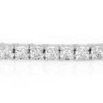 2.21ct Round Brilliant Cut Diamond Tennis Bracelet in 14k White Gold in 7'