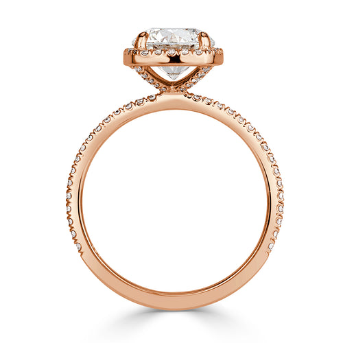 2.03ct Round Brilliant Cut Diamond Engagement Ring