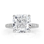 6.75ct Cushion Cut Diamond Engagement Ring