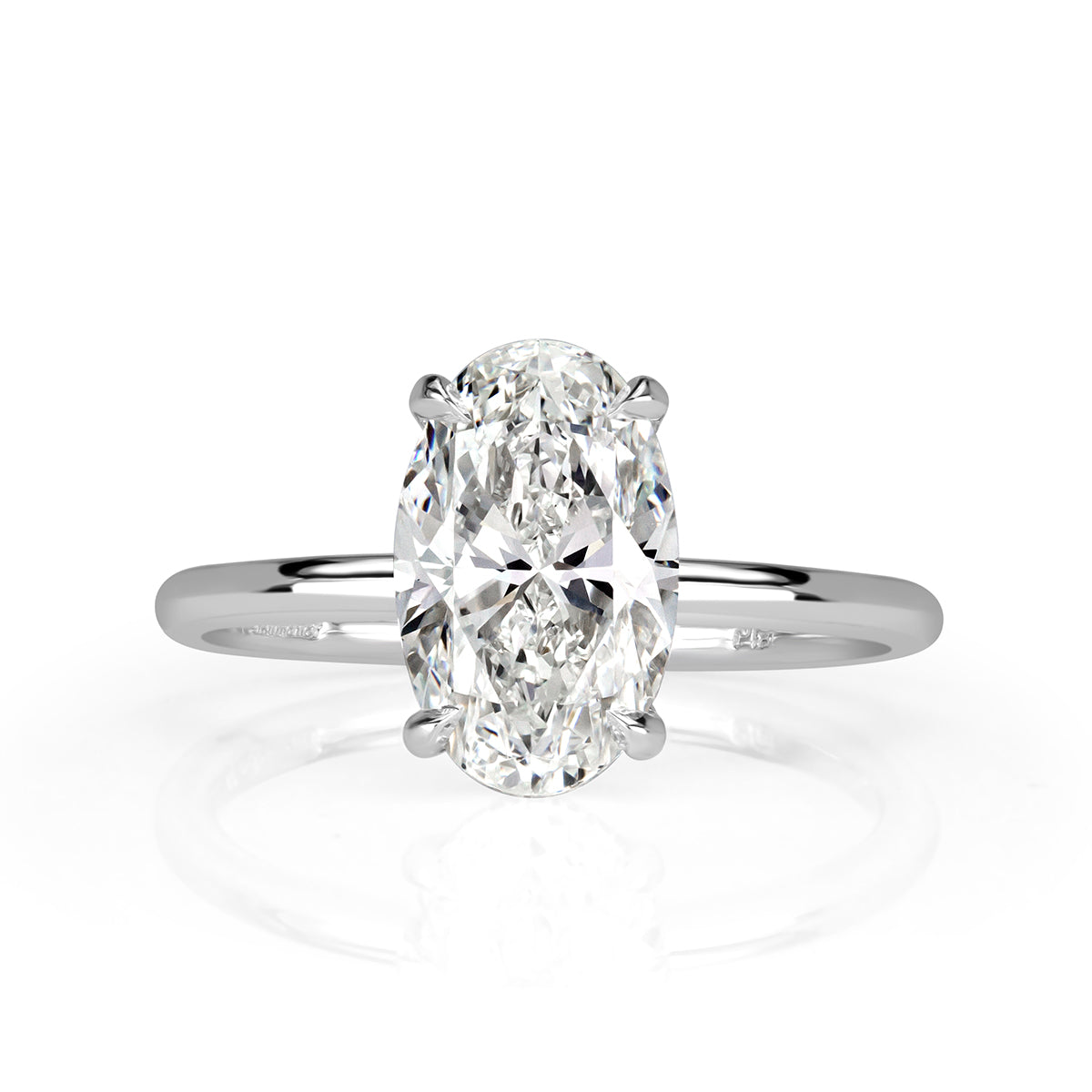 Oval Cut Diamond Engagement Ring – Mark Broumand