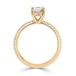 1.61ct Radiant Cut Diamond Engagement Ring