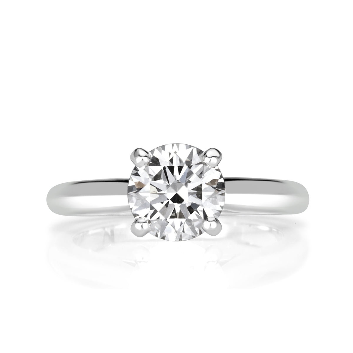Round Brilliant Cut Diamond Engagement Ring By Cartier