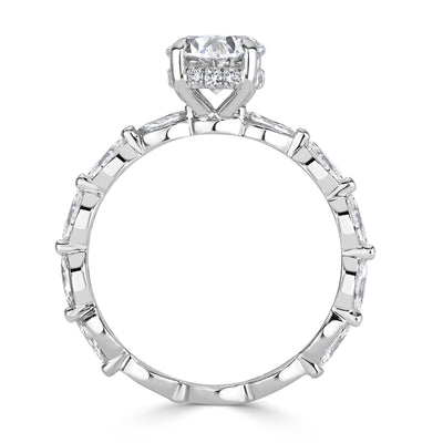 2.37ct Oval Cut Diamond Engagement Ring