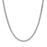 2.49ct Round Brilliant Cut Diamond Tennis Necklace in 14k White Gold