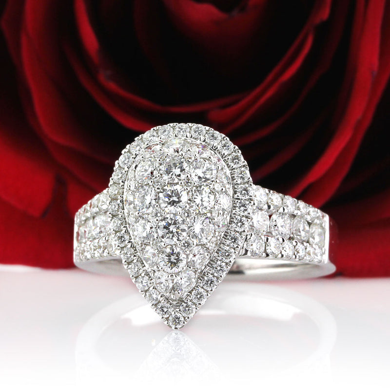 Halo Diamond Engagement Rings Under $5000