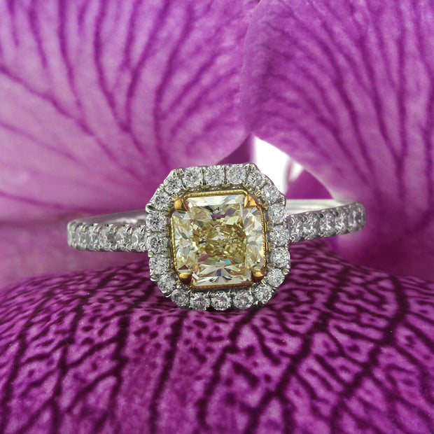 Fancy Yellow Diamond Engagement Rings in any Cut You Desire