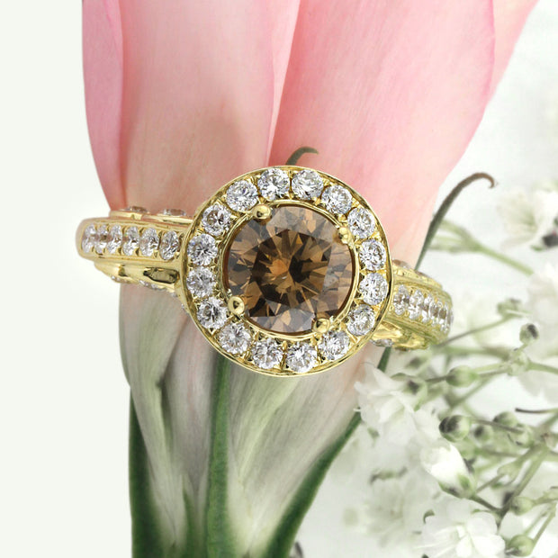 Fancy Color Engagement Rings - Simply Sweet Chocolate Diamonds