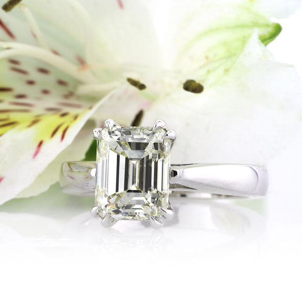The Wow Factor of an Emerald Cut Diamond Ring
