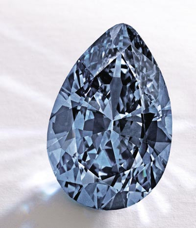 Fancy Vivid Blue Diamond from Sotheby's