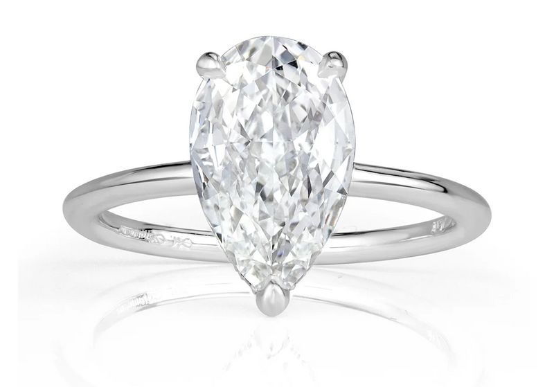 Tier Shape Diamond Rings The Teardrop Cut: Pear Shaped Diamond Rings โ Mark Broumand
