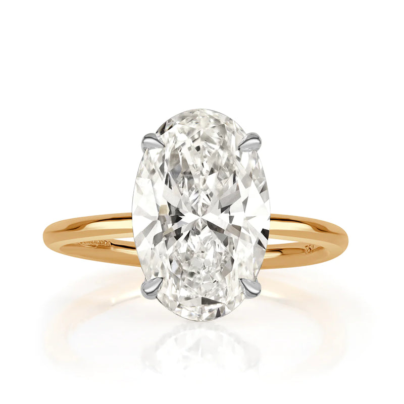 2-carat oval diamond ring