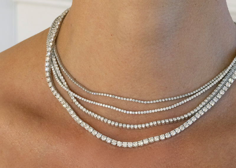 DIAMOND TENNIS NECKLACES