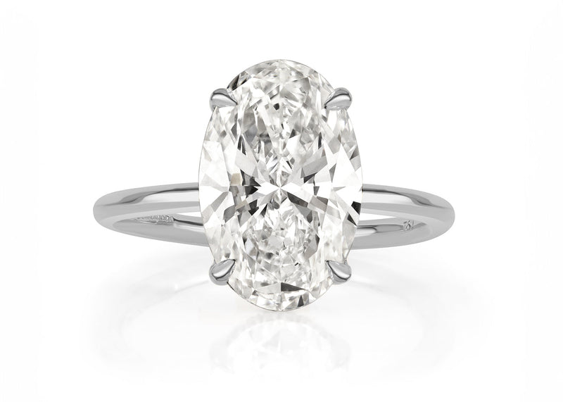 OVAL CUT ENGAGEMENT RINGS