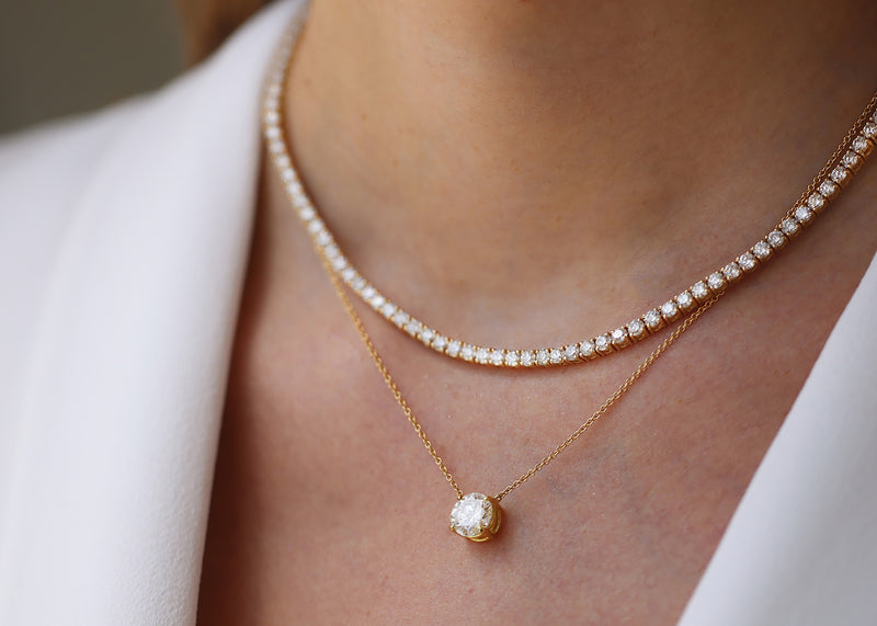 DIAMOND PENDANTS AND NECKLACES