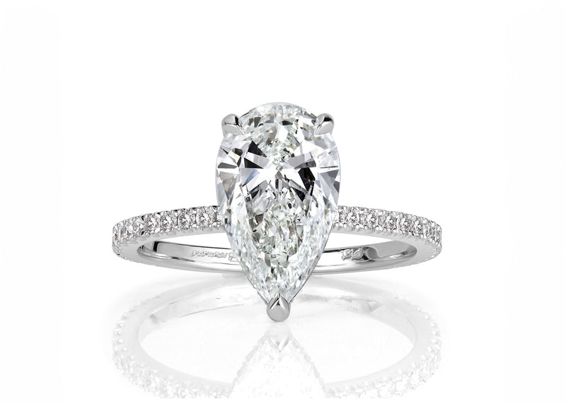PEAR SHAPED ENGAGEMENT RINGS