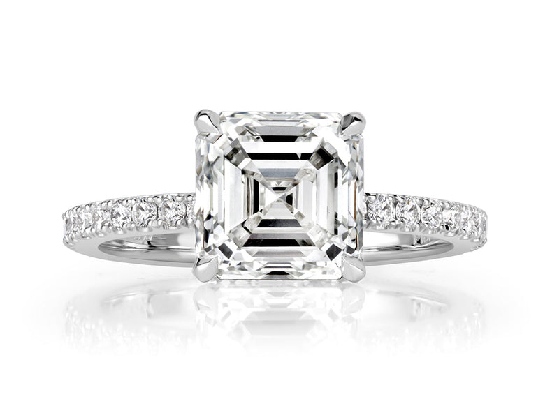ASSCHER CUT ENGAGEMENT RINGS