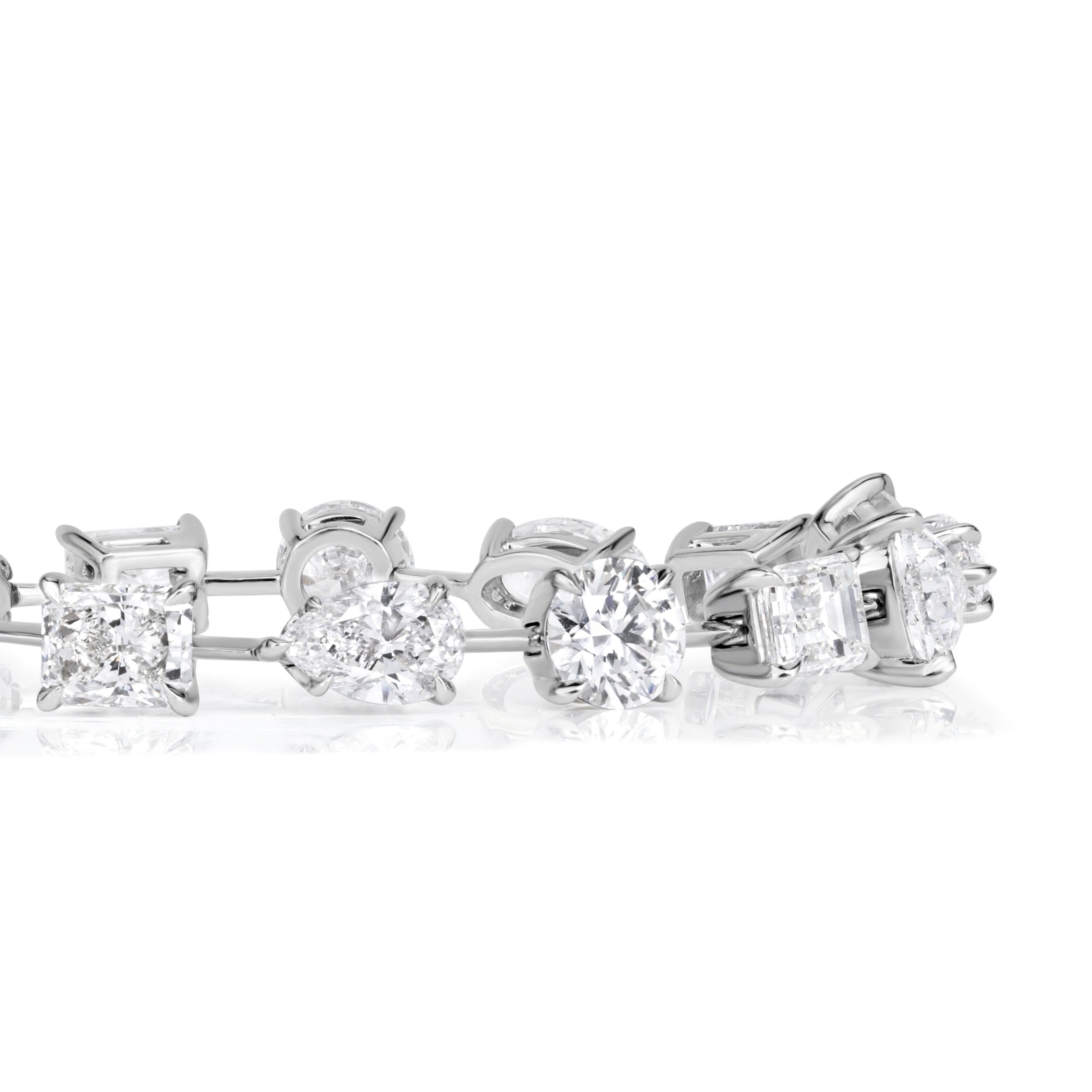 18.01ct Multi-Shape Diamond Tennis Bracelet