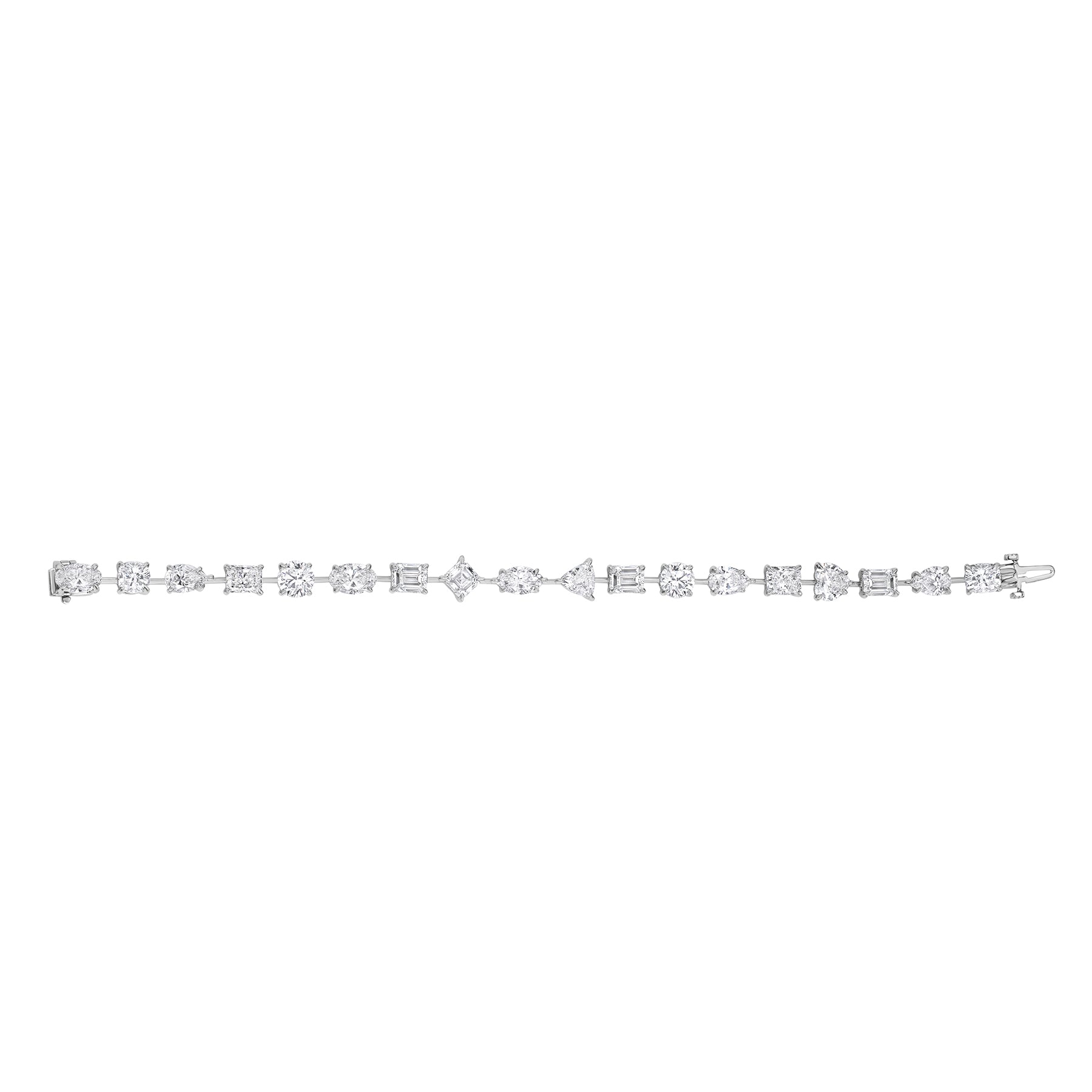 18.01ct Multi-Shape Diamond Tennis Bracelet