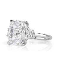6.59ct Radiant Cut Diamond Engagement Ring