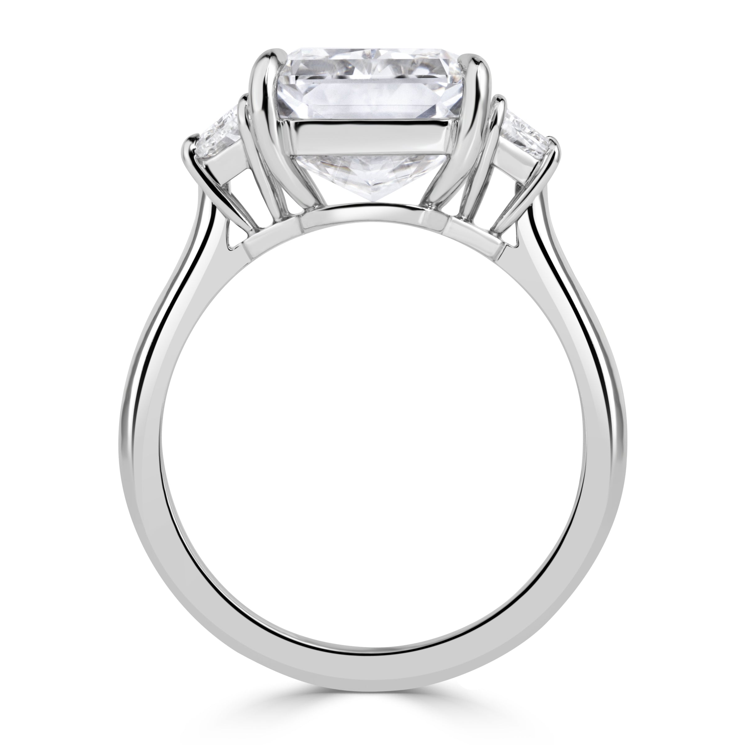 6.59ct Radiant Cut Diamond Engagement Ring
