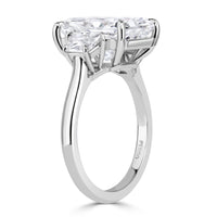 6.59ct Radiant Cut Diamond Engagement Ring