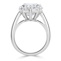 12.53ct Pear Shaped Diamond Engagement Ring