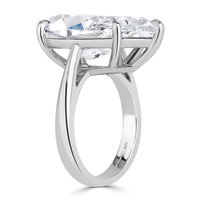 12.53ct Pear Shaped Diamond Engagement Ring