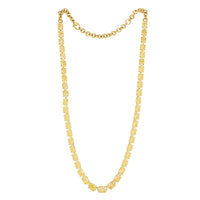 48.28ct Oval Cut Fancy Yellow Diamond Tennis Necklace