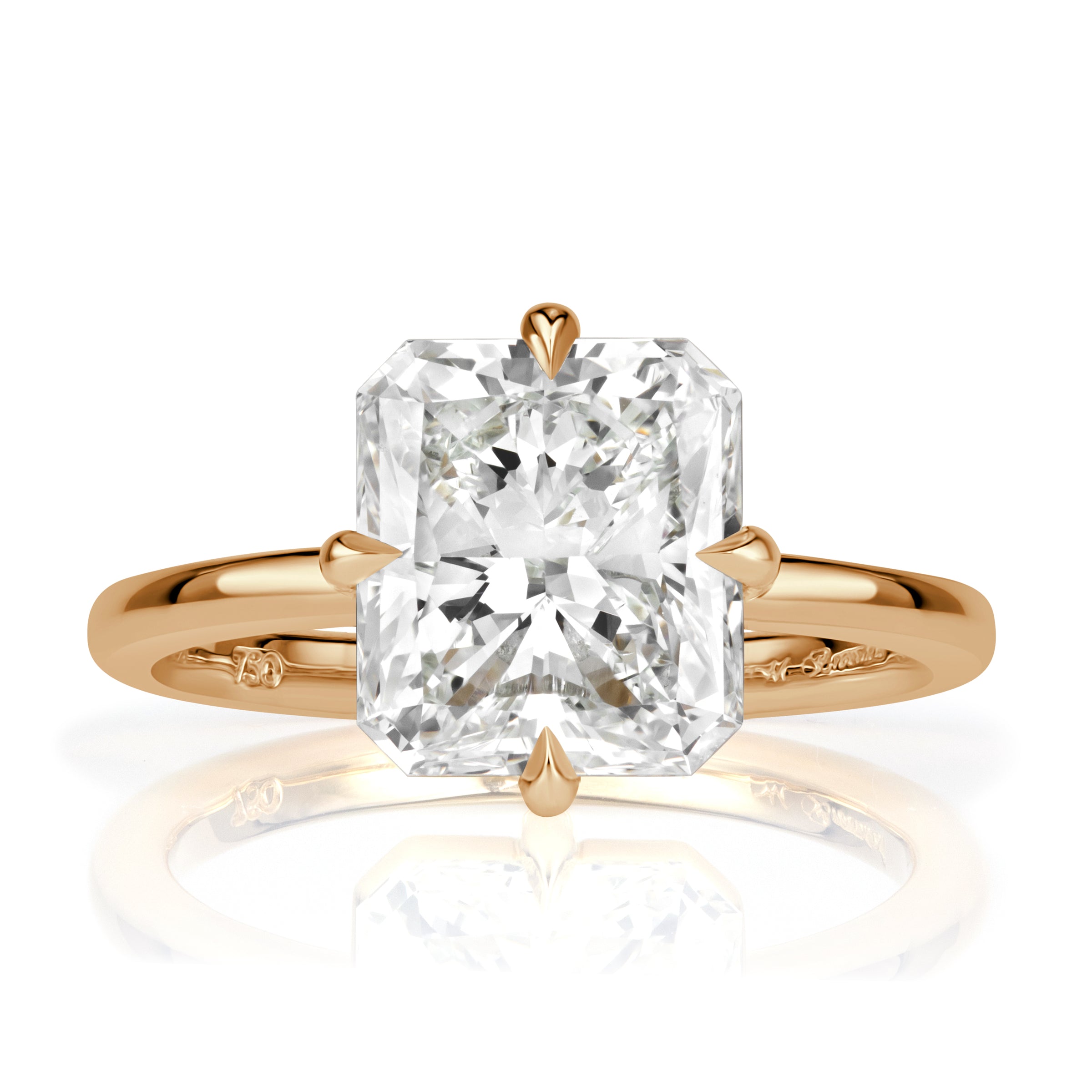 4.03ct Radiant Cut Diamond Engagement Ring