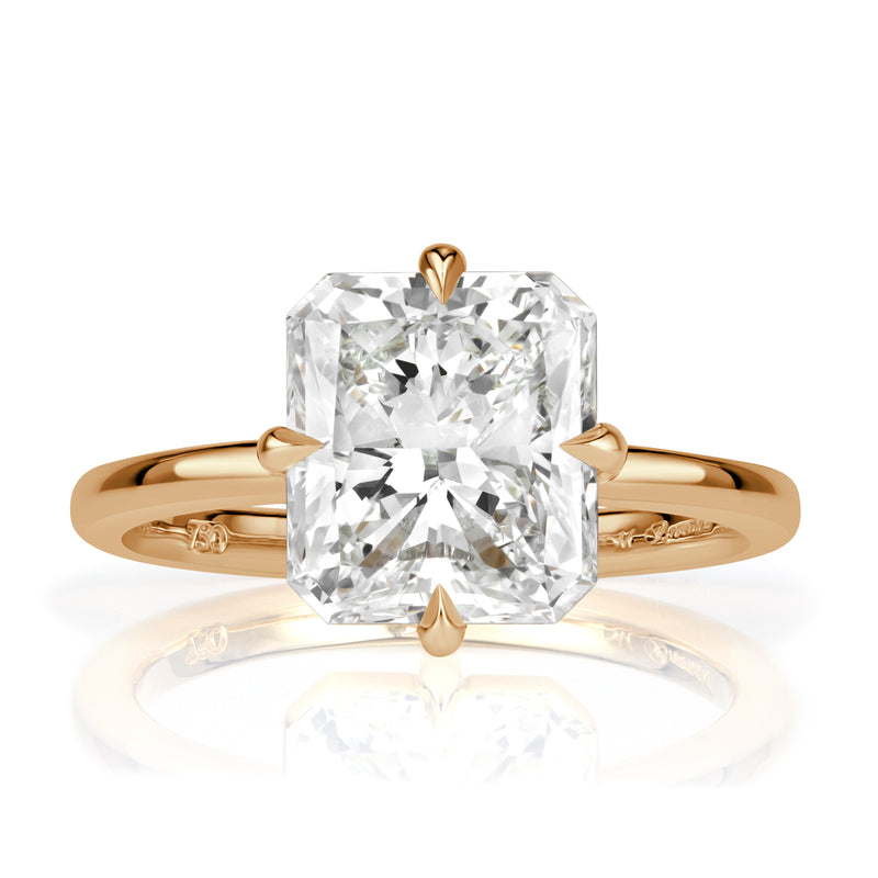 4.03ct Radiant Cut Diamond Engagement Ring