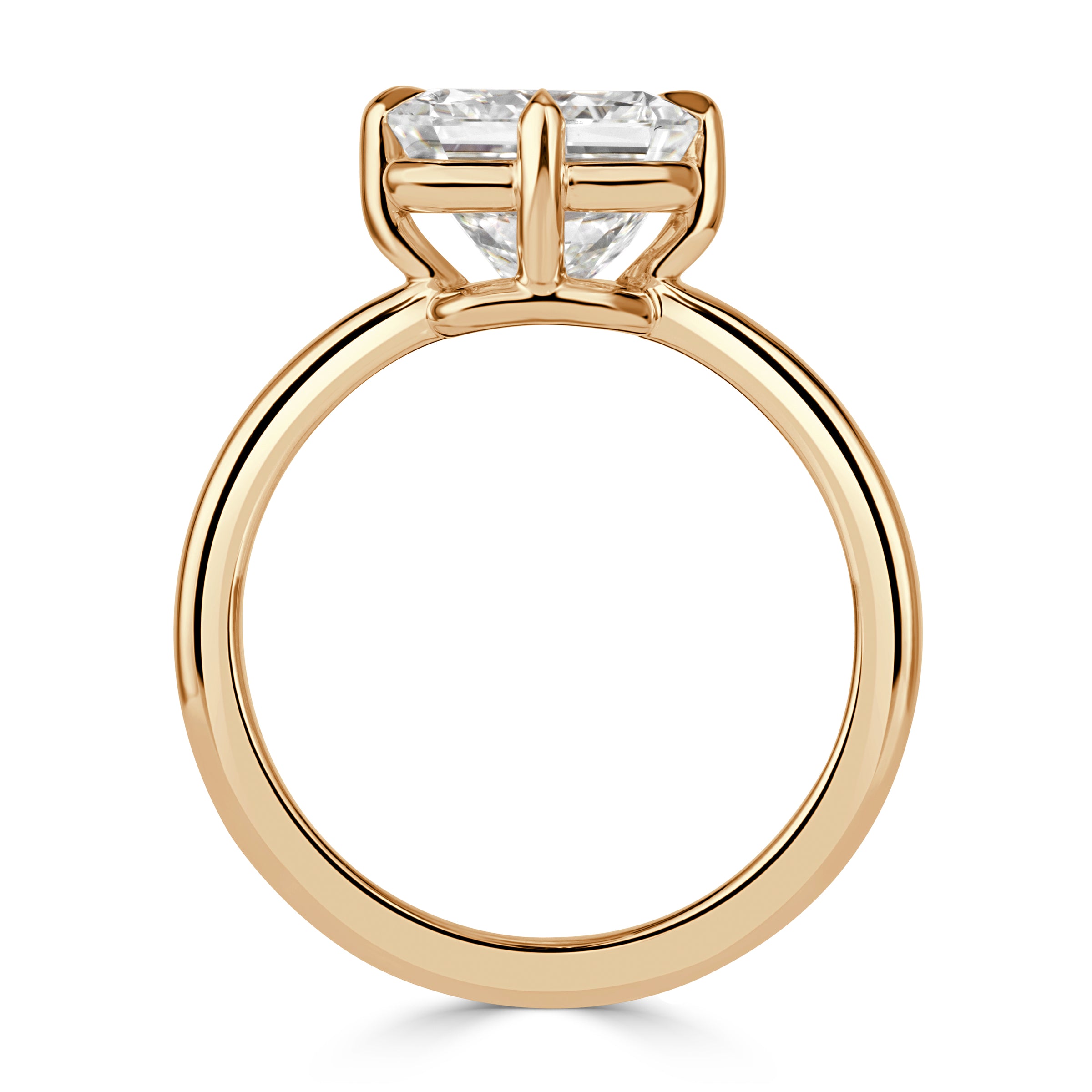4.03ct Radiant Cut Diamond Engagement Ring