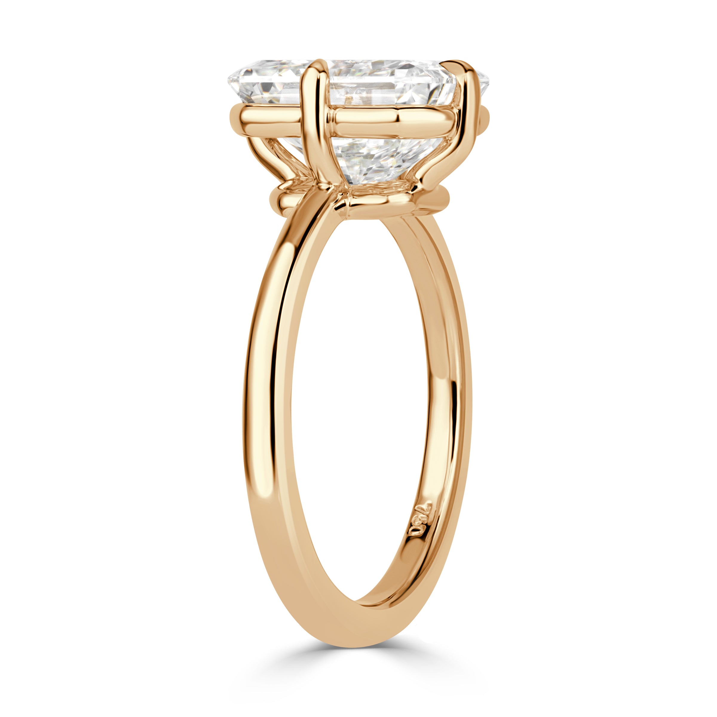 4.03ct Radiant Cut Diamond Engagement Ring