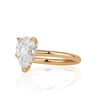 1.49 Pear Shaped Diamond Engagement Ring