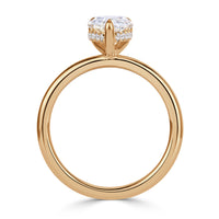1.49 Pear Shaped Diamond Engagement Ring