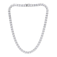 60.59ct Round Brilliant Cut Diamond Tennis Necklace
