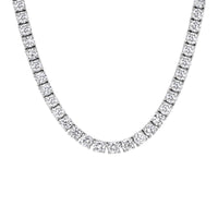 60.59ct Round Brilliant Cut Diamond Tennis Necklace