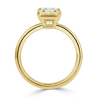 3.50ct Emerald Cut Canary Diamond Engagement Ring