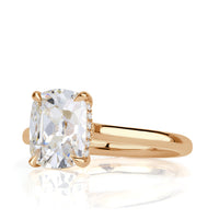 2.79ct Old Mine Cut Diamond Engagement Ring