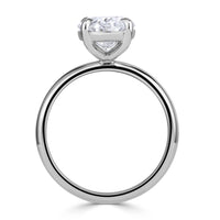 3.01ct Oval Cut Lab Grown Diamond Engagement Ring