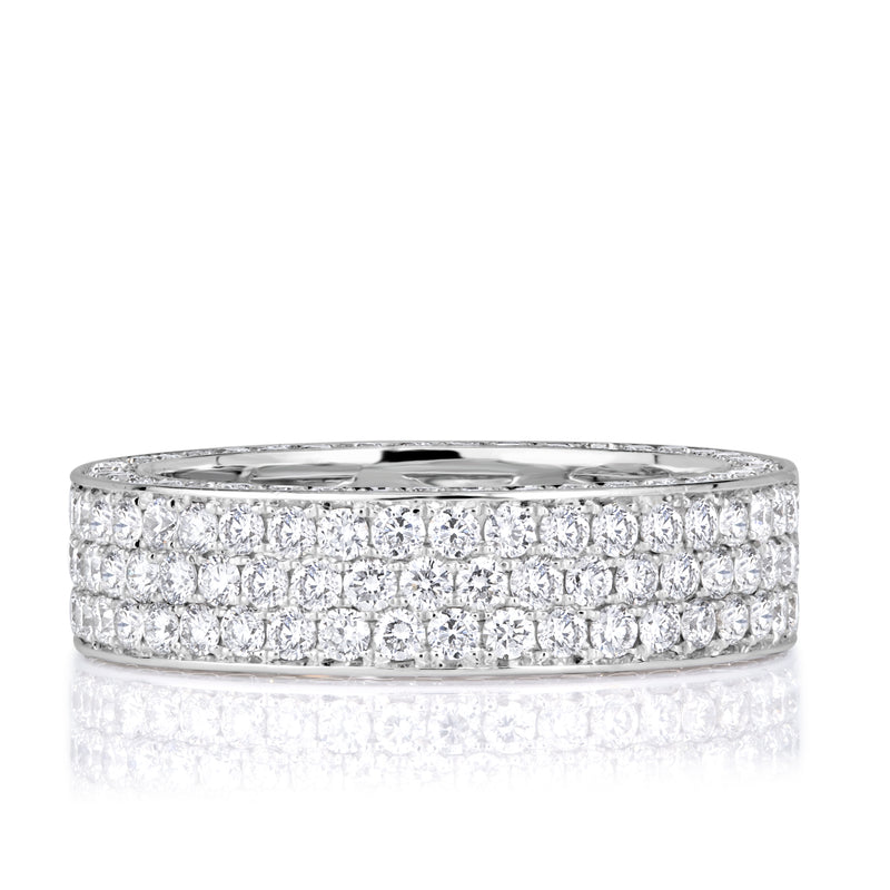 3.00ct Round Brilliant Cut Diamond Eternity Band
