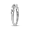 0.23ct Round Cut Diamond Ring in 14k White Gold