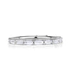 1.25ct Baguette Cut Diamond Eternity Band in 18k White Gold