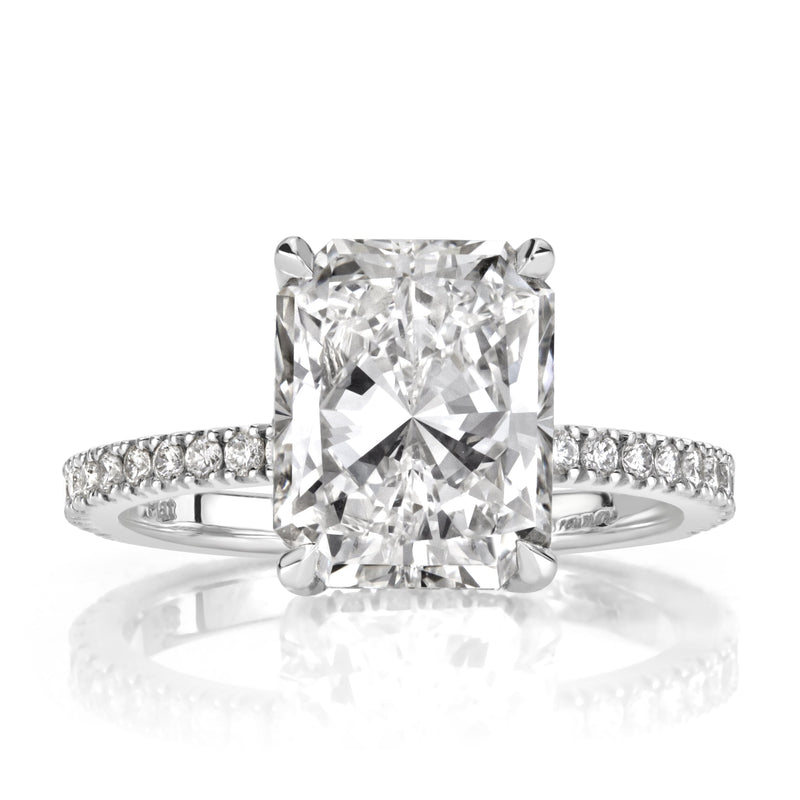 Hidden Halo Diamond Pavé Engagement Ring