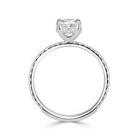 1.57ct Oval Cut Diamond Engagement Ring